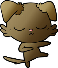 cute cartoon dog