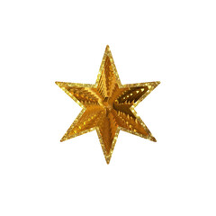 Fototapeta na wymiar golden christmas star