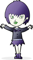 cartoon vampire girl