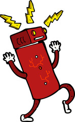 cartoon robot