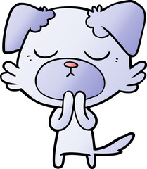 cute cartoon dog
