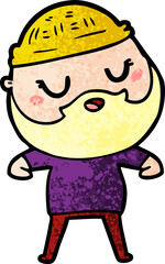 cartoon man with beard