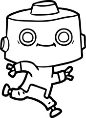 cartoon robot