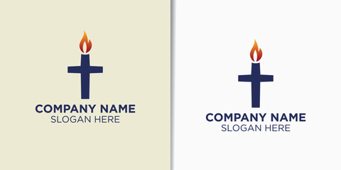 religion logo design template