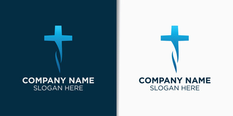 religion logo design template
