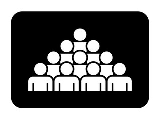 Symbol, ikona ludzi. Plik wektorowy.