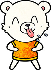 happy polar bear cartoon
