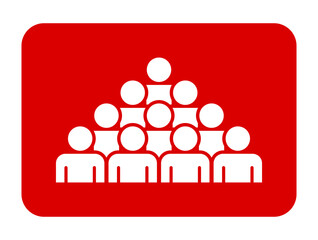 Symbol, ikona ludzi. Plik wektorowy.