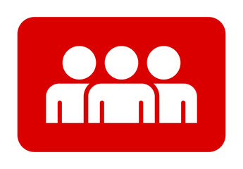 Symbol, ikona ludzi. Plik wektorowy.