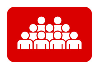 Symbol, ikona ludzi. Plik wektorowy.