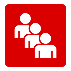 Symbol, ikona ludzi. Plik wektorowy.