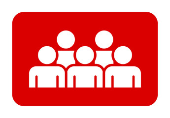 Symbol, ikona ludzi. Plik wektorowy.