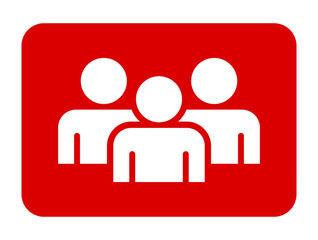 Symbol, ikona ludzi. Plik wektorowy.