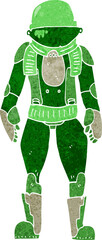 cartoon astronaut © lineartestpilot
