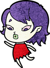 cute cartoon vampire girl