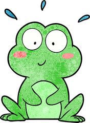 cute cartoon frog