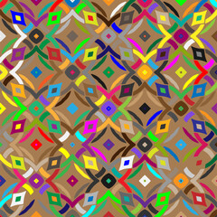  Colorful background. Perfect for wallpaper, wrapping paper, pattern fills, greetings, web page background, Christmas and New Year greeting cards.
Color  mosaic.Abstract shape art with Colour pattern.