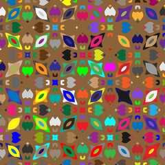 Fototapeta na wymiar Colorful background. Perfect for wallpaper, wrapping paper, pattern fills, greetings, web page background, Christmas and New Year greeting cards. Color mosaic.Abstract shape art with Colour pattern.