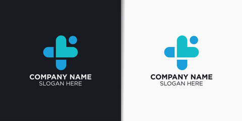 medical logo design vector