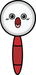 cute cartoon of a magnifying glass