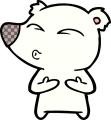 polar bear cartoon