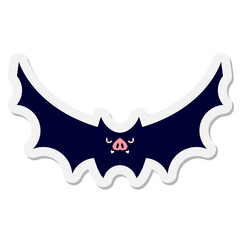 halloween bat sticker