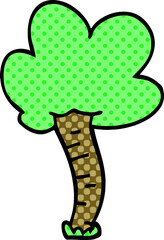 cartoon doodle tree