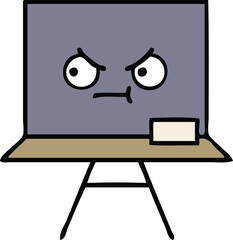 cute cartoon of a chalkboard