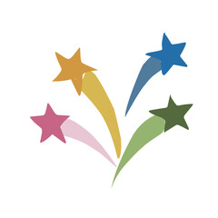 Obraz premium Fire Work icon