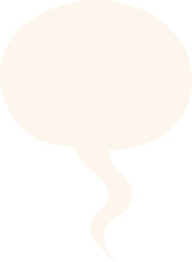 cartoon speech bubble in retro style with speech bubble in retro style