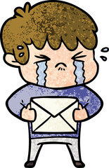 cartoon boy crying