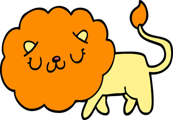 cartoon lion