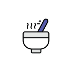 Stir icon design with white background stock illustration