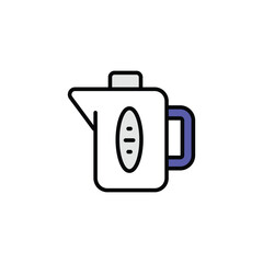 Thermos icon design with white background stock illustration