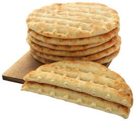 Greek pita bread or flatbread