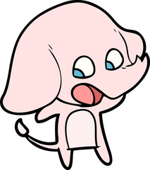 cute cartoon elephant