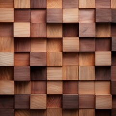 Wooden Texture: Natural Background, Wall Paneling Squares