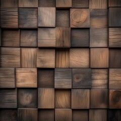 Wooden Texture: Natural Background, Wall Paneling Squares