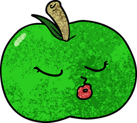 cartoon apple