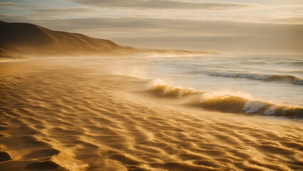 Golden Sands Textured Waves.