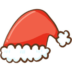 Set of Christmas hand drawn decorations. Wreath, Holly, gifts, branches spruce, red berries, christmas stocking, cup cacao. Perfect for scrapbooking, greeting card, invitation, poster, sticker.