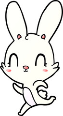 cute cartoon rabbit