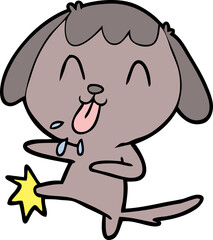 cute cartoon dog