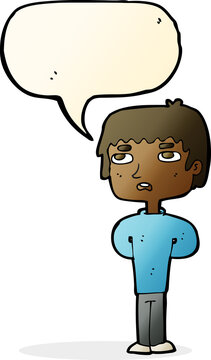 recommend clip art: cartoon unhappy man with speech bubble