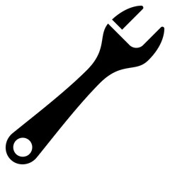 Adjustable Spanner Tool Icon