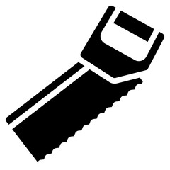 Rectangle Hand Saw Tool Icon