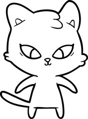 cute cartoon cat
