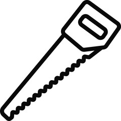 Crosscut Hand Saw Icon
