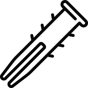 Wall Plug Fixing Icon