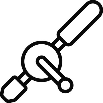 Hand Drill Tool Icon